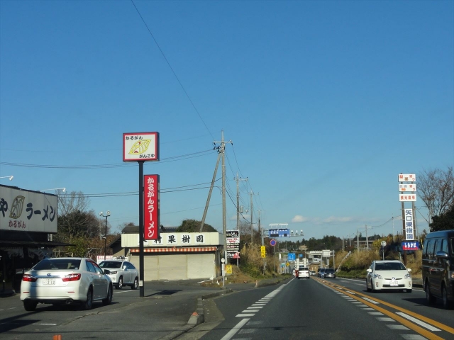 〔14/12〕国道6号・千代田石岡ICへ