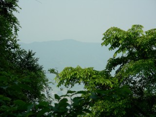 加波山神社附近から景色